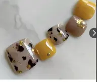 フットネイル (オフなし)ケア込み  当店のデザインからお選びいただけます。