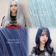 【💎ミニモ限定💎】ケアブリーチ2回＋透明感カラー🦋☁