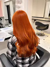 ブリーチありダブルカラー 🍊🧡