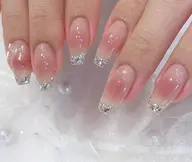 July.《チップ長さだし》ぶるんっ純欲感♪チーク+ガラスフレンチ¥11280🤩（オフあり）