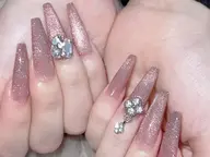 【シンプル最高】チップ長さだしマグネット or フラッシュ(500円パーツ2本プレゼント) ¥8990