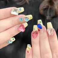 🆕【☆折れにくいチップ長さ出し】 持ち込みデザイン可　　パーツ付け放題　120