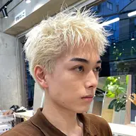 【スパイキーショート限定🔥】リタッチor全頭ブリーチ🔥＋カラー！Aujuaトリートメント付き🫧