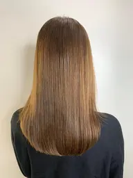 🌿3回目からのお客様🌿☆湿気対策☆カット＋ボリュームダウンストレート＋ウォータートリートメント （縮毛に変更も🉑）