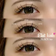 フラットラッシュ160本まで🤍コーティング美容液仕上げ✨束間仕上げ◎