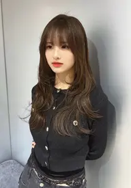 【🫧ホームケア付き】🇰🇷似合わせカット➕カラー➕超音波アイロン(レイヤー・透明感・韓国ヘア・新宿)