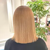 "触りたくなる"🍀ナチュラルストレートパーマ🍀縮毛矯正ご希望の方は予めメッセージ下さい❣️