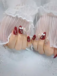 おすすめ🉐【オフあり】💎パーツつけ放題✨イベント・推し活ネイル　自由にアレンジOK!（オフ無料🎁)