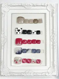 【5種類から選べる】オフなし　フットデザイン🧸⭐️