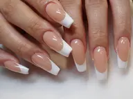 【オフあり】長さ出し10本フレンチネイル