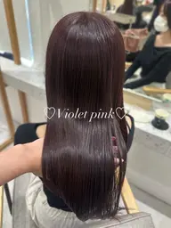 【色気溢れる艶髪に】ヒアルロン酸inケアカラー+TOKIOトリートメント