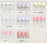 【オフなしのお客様】シンプルコース(ワンカラーorグラデーションorフレンチに選べるストーン)