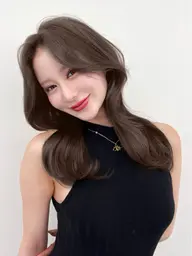 【❣️平日新規指名❣️】カット➕カラー➕韓国式ツヤトリートメント➕韓国風巻き髪当日予約🙆‍♀️