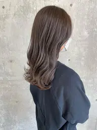 【新規】【5月2日、4日限定50%OFF】前髪、おくれ毛カット＋透明感カラー＋トリートメント【ベージュ】【ショート】