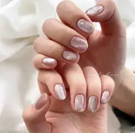 【オフ無】マグネットネイル💚🧲