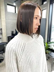 カット＋ケアカラー＋超音波トリートメント ￥9350