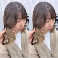 🌼インナーカラー（ケアブリーチ使用）➕艶巻き