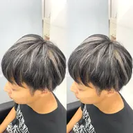 【個性派必見！✨️】ホワイトメッシュ✖️カット✨️