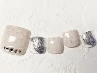 💖オフ込⭐️【FOOT】シンプル定額コース/オフィスandシンプルネイル🪐