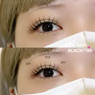 フラットラッシュ180本まで🤍コーティング美容液仕上げ✨束間仕上げ◎