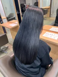 【透明感カラー×髪質改善】艶と柔らかさが一度で叶う✨当日予約🆗