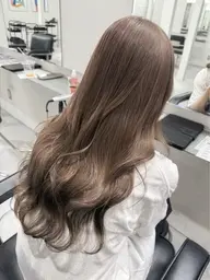 【2回目以降の方はこちら/人気No.2💫】 艶カラー+オージュアトリートメント＋ブロー