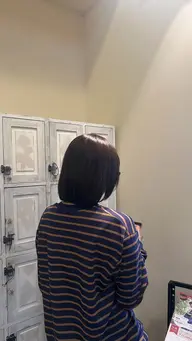 ‼️前髪の割れ解消‼️🌀クロスパーマ➕カット✂️