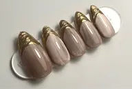 マグネットネイル＋ゴルドフレンチ