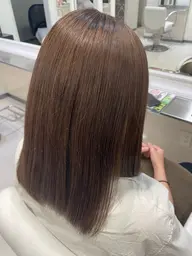 【ミニモ限定🩵🩶】ブリーチなしダブルカラー+3stepトリートメント