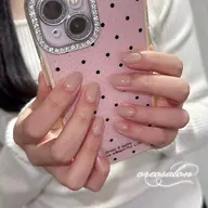 🌸ミニモ学割U24🌸【handジェル】《オフ🈚️》ちゅるんワンカラー (+￥1000でパラジェル変更可)