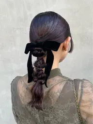 【ヘアセット】🎀結婚式、卒業式、同窓会などのお呼ばれヘア🪞🤍《指名料込み》電話にて早朝ヘアセットも承ります📞