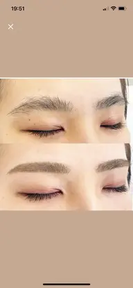 美眉スタイリング+鼻WAX🧚‍♀️✨