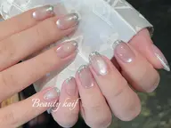 【自爪】ガラスフレンチ(オフ、ケア込み7日以内直し無料)