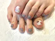 オフあり 💜 フットワンカラー 親指1本アート🎨 (※事前相談必須)🫧パラジェル🫧