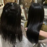 💎✨美髪プレミアムフルコース💎✨カット+縮毛矯正+カラー+トリートメント🫧