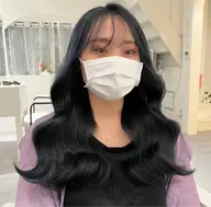 大人気 "ブルーブラック"💕艶髪ケアカラー🤍