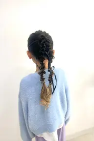 お子様ヘアセット