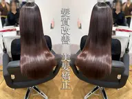 🪐 髪質改善LV2"弱酸性" 🪐カット➕弱酸性美髪縮毛矯正➕TOKIO５StepTR   （超音波アイロン付き🫧）