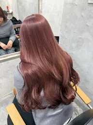 〚🍒お出かけ前に🍒〛カット＋ブリーチカラー＋Oggiottoトリートメント＋コテ巻き仕上げ🌈