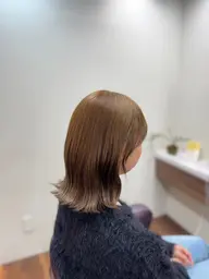 🎀cut + 前髪ストレート