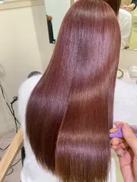 似合わせカット＋髪質改善アルカリ酸熱トリートメント＋マイクロバブル🎀