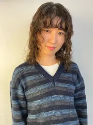 【前髪パーマ】🇹🇭フロントパーマ+カット