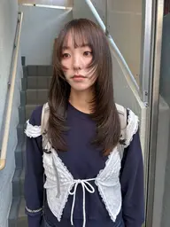 【結んでも可愛い♩】顔周りカット＋カラー＋トリートメント‪🌱‬名駅/名古屋/ミニモ学割