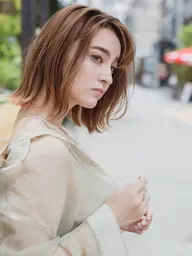 小顔レイヤーカット