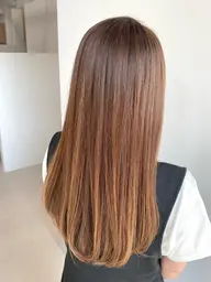 ☆理想的な質感へ美髪変身☆ 髪質改善カット+カラーケアコース(カットなし).