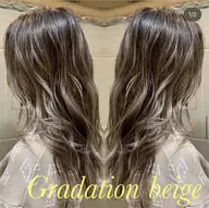 海外風🏝️』グラデーションカラー「ブリーチ込」+ケラチントリートメント￥16,600→￥8,800