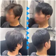 【メンズ限定】カット+カラー(白髪染め／白髪ぼかし)