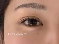 【5月限定】LEDフラットラッシュ 120本＋コーティング美容液★新規オフ無料