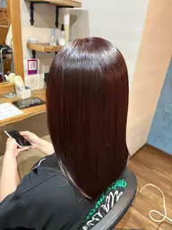 カット+縮毛矯正＋マーブ+縮毛矯正特化トリートメント🌟