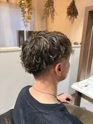【メンズ限定】cut+ハイライト+パーマ